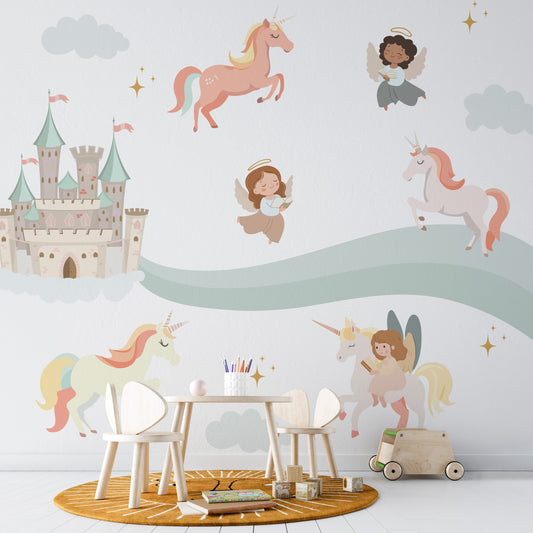 Brighten Up with Light-Colored Wallpapers