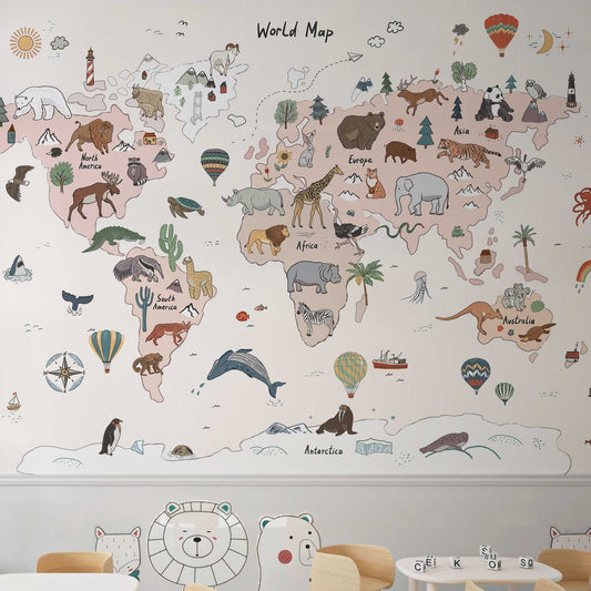 Animal Maps - Brown