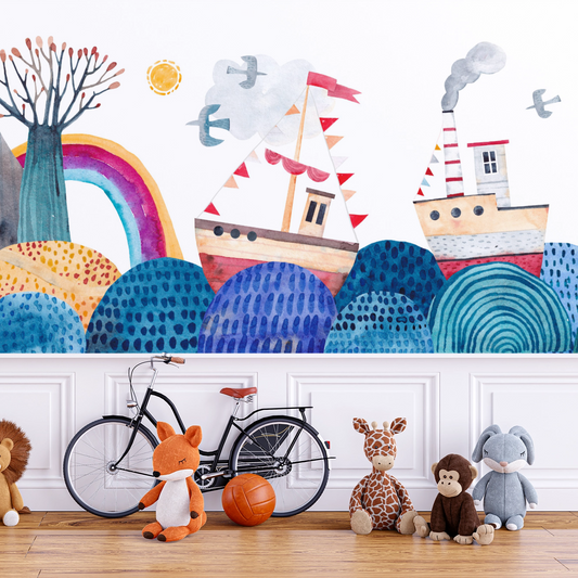 Creative Ways to Mix Wallpaper with Wall Art in Kids’ Spaces