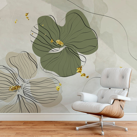 Mixing Minimalism & Maximalism in Wallpaper Design