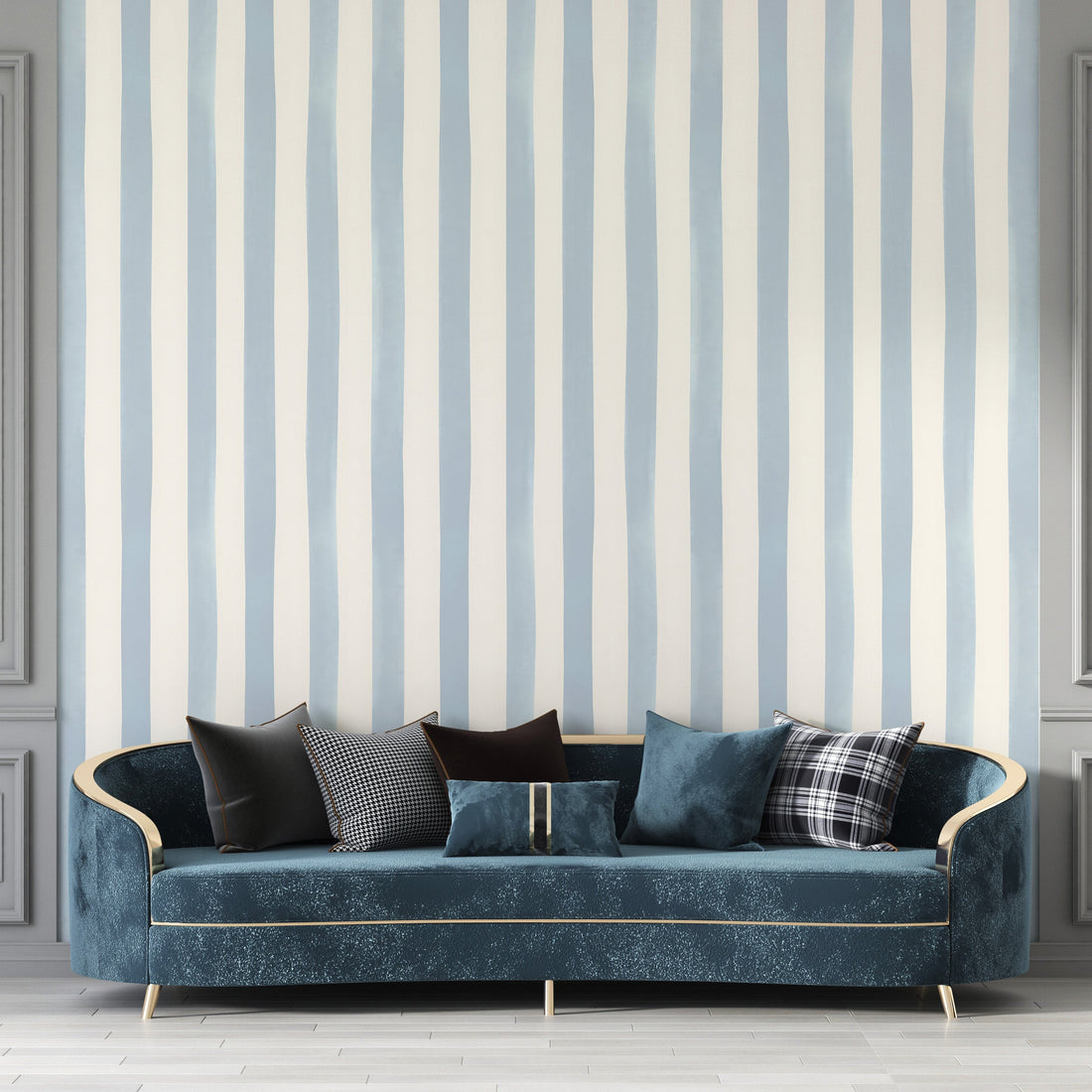 Transform Small Spaces with Bold Wallpaper Choices