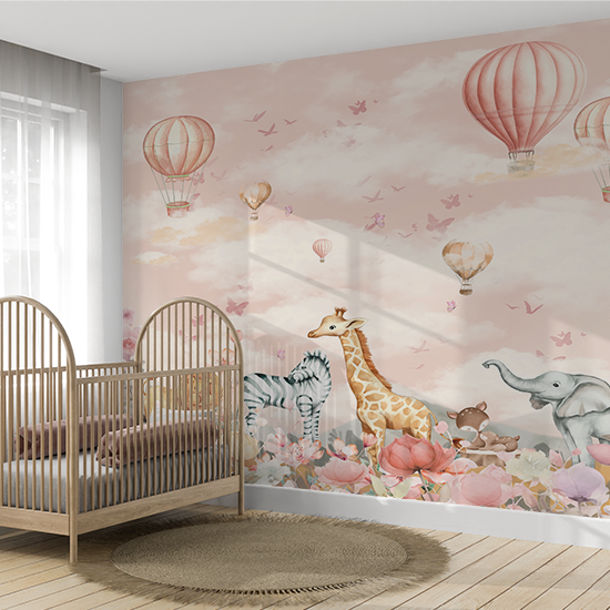 Charming Bird and Balloon Wallpapers for Bright Rooms