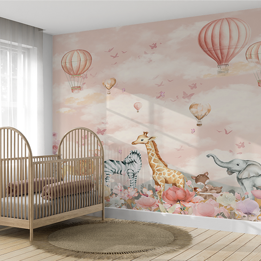 Charming Bird and Balloon Wallpapers for Bright Rooms