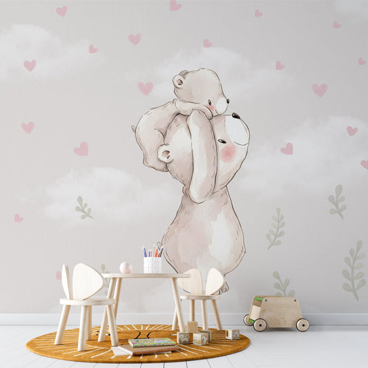Embrace Nature's Calm: Wallpapers for Kids' Rooms