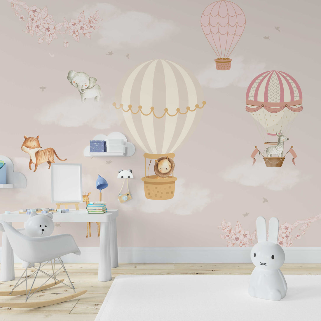 Enchanting Sky-Themed Wallpapers for Kids' Rooms