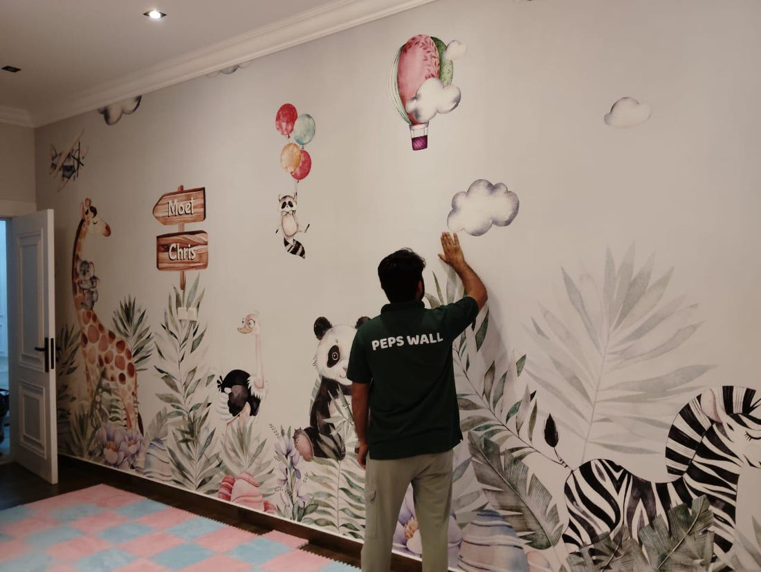 Kids Wallpaper Dubai Nursery Animals