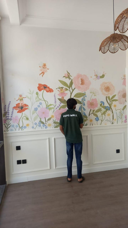 Kids Wallpaper Dubai Nursery Flowers