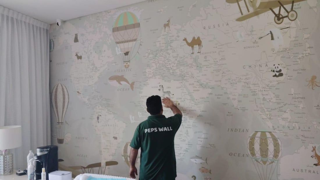 Kids Wallpaper Dubai Nursery World Map