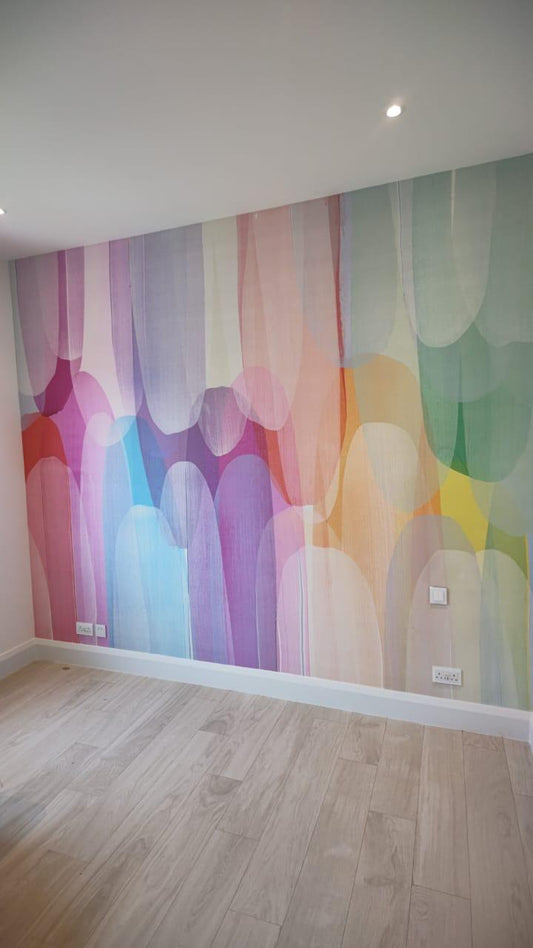 Kids Wallpaper Dubai Nursery Rainbow