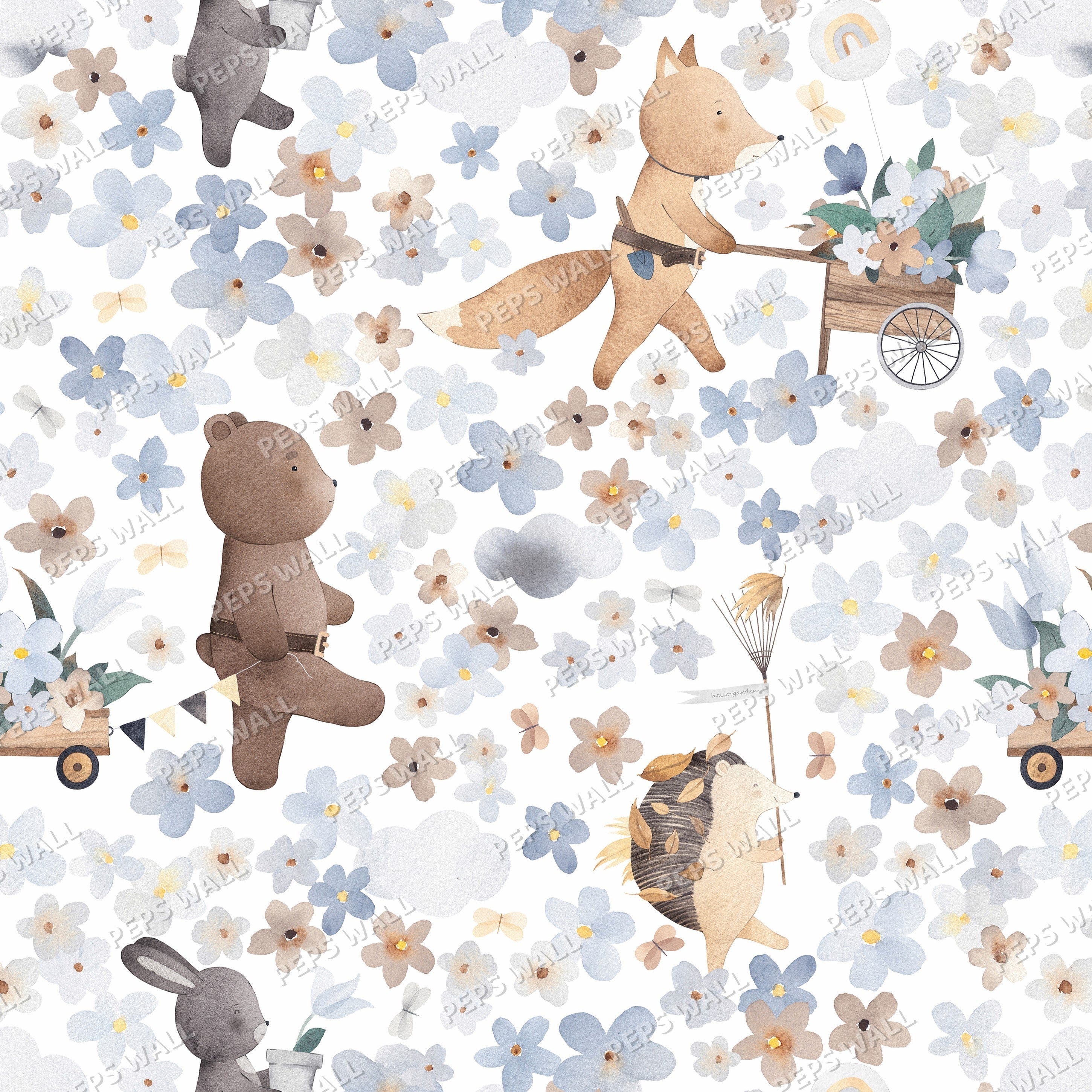 Animals playing