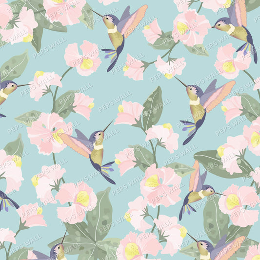 Springs flowers — neutral wallpaper mural, Peps Wall Dubai