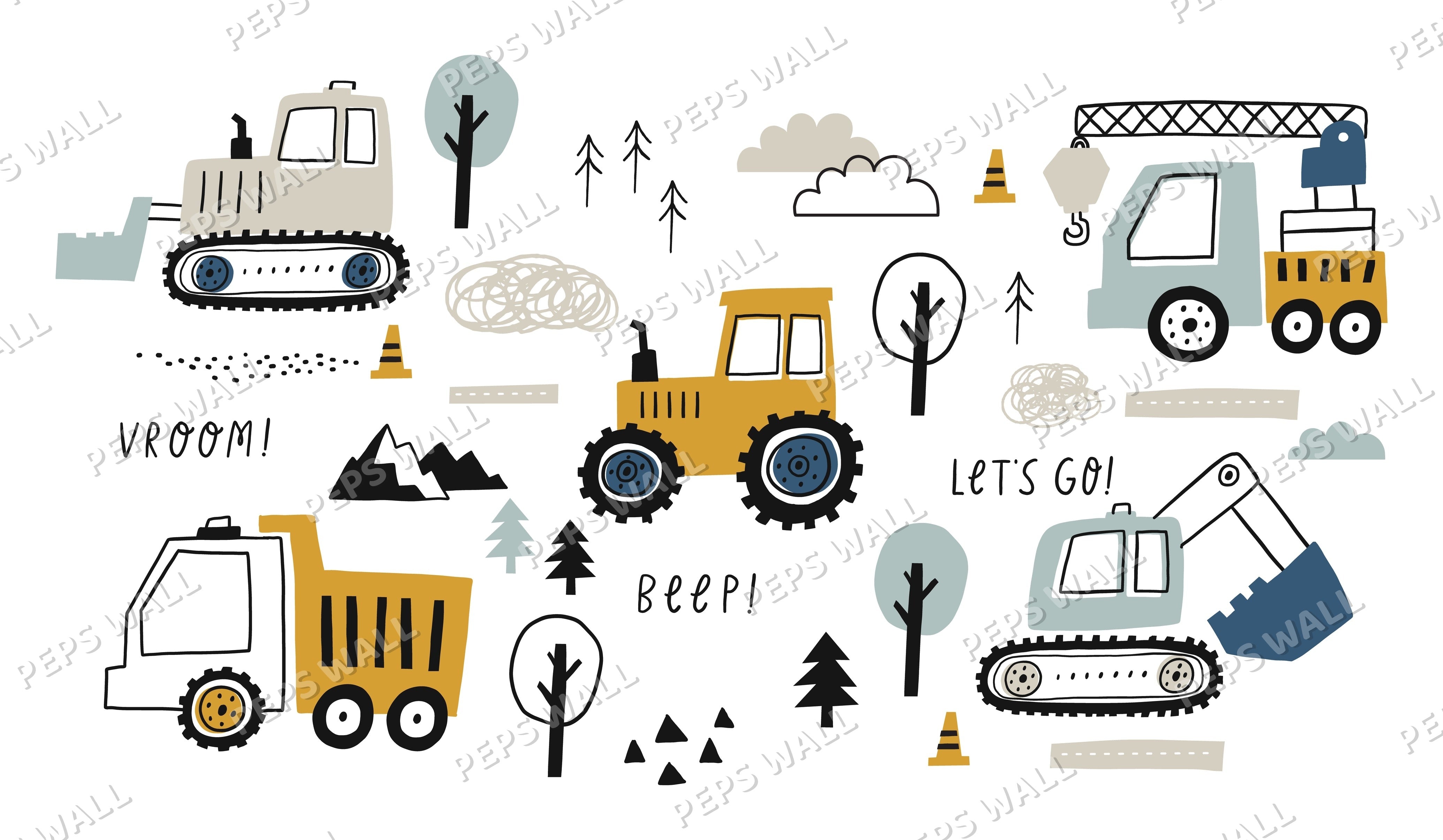 Construction cars