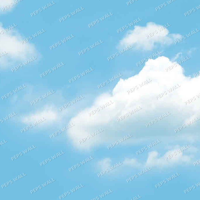 Sky blue — custom wallpaper mural mural, Peps Wall Dubai