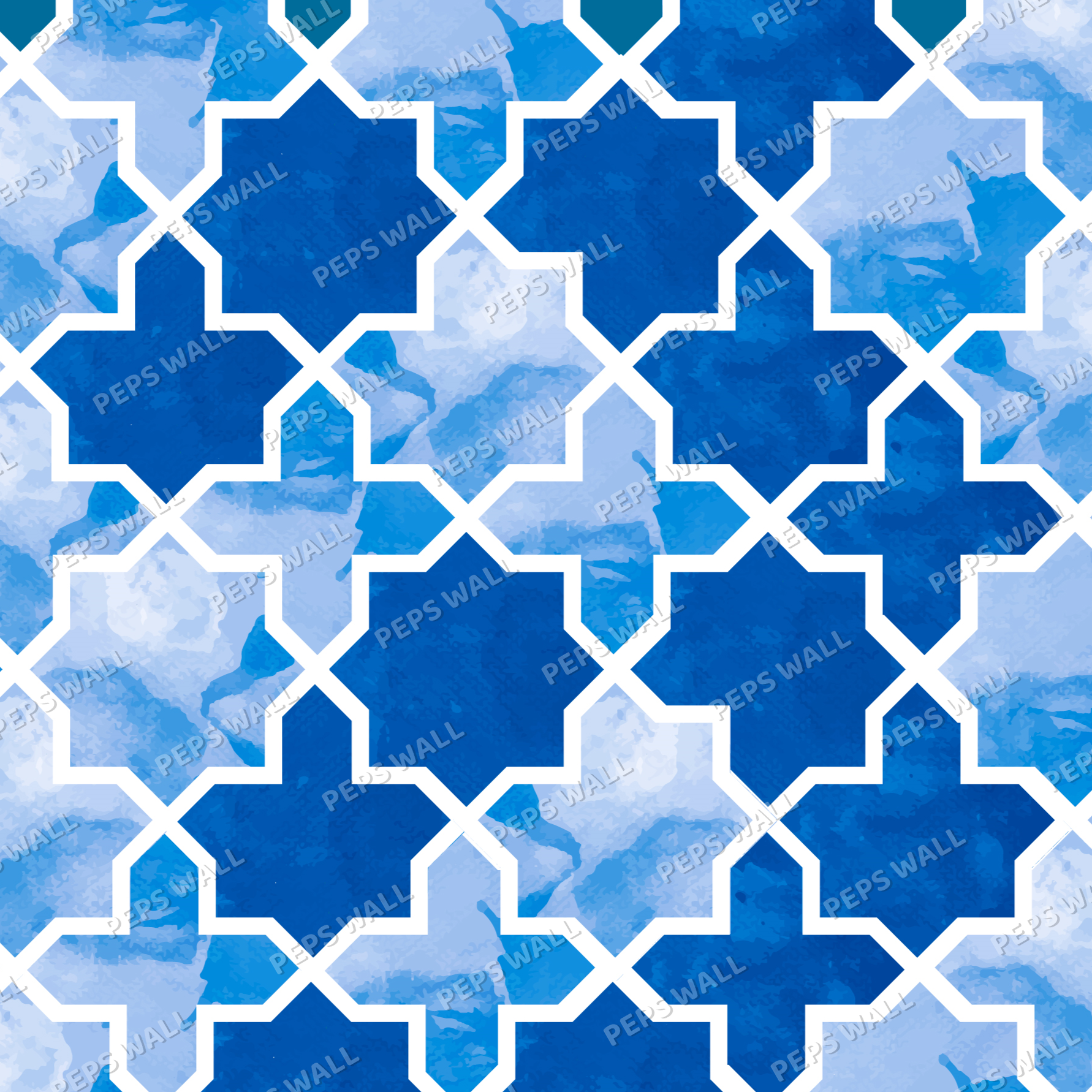 Majorelle — custom wallpaper mural mural, Peps Wall Dubai