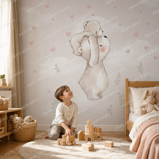Baby Bear kids room mockup