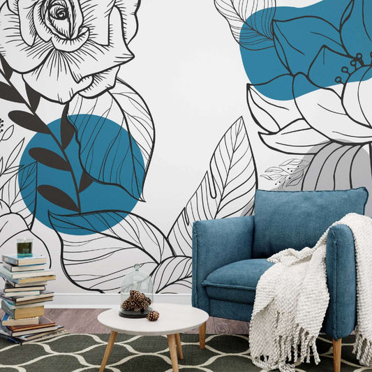 Rhapsody In Blue Wallmural