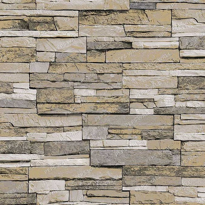 Bricksburg — brick wallpaper mural, Peps Wall Dubai
