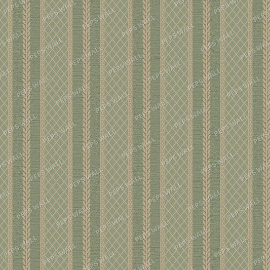 Silky - Green — geometric wallpaper mural, Peps Wall Dubai