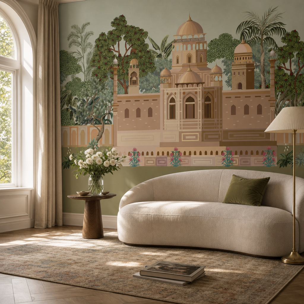 Aravalli living room mockup