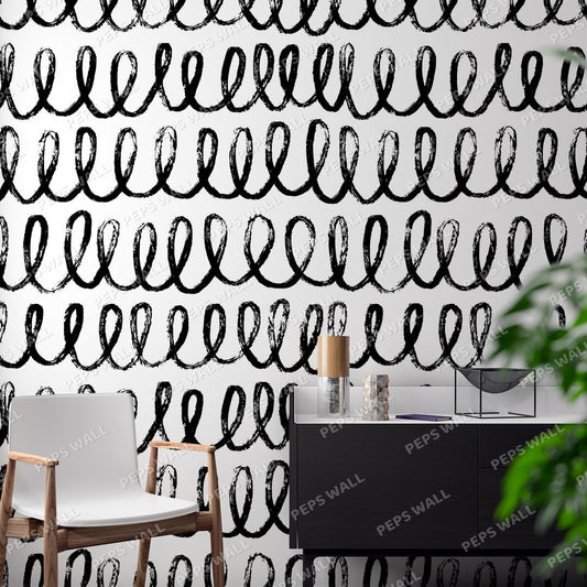 Knots — geometric wallpaper Dubai, Peps Wall