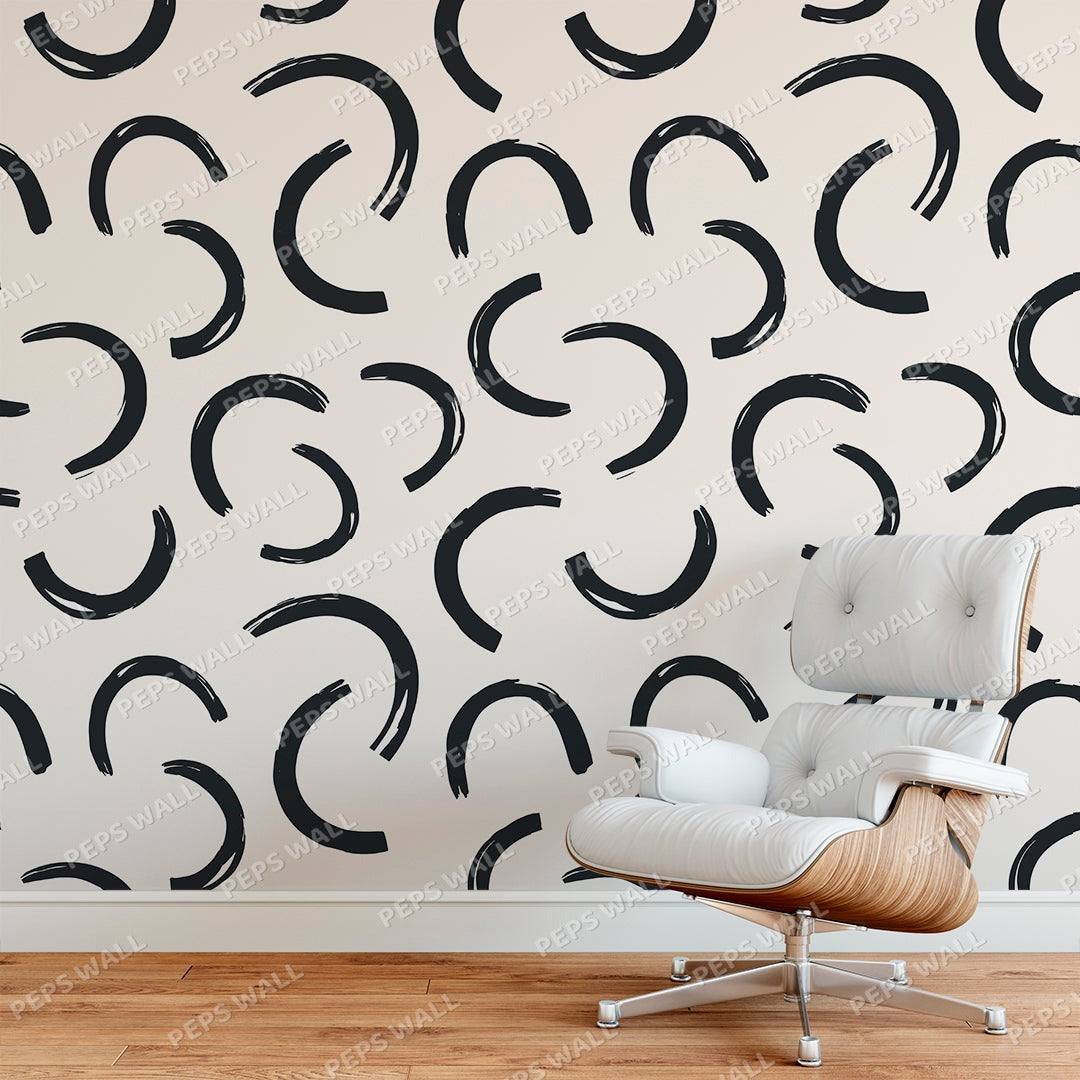 Fernand — geometric wallpaper Dubai, Peps Wall