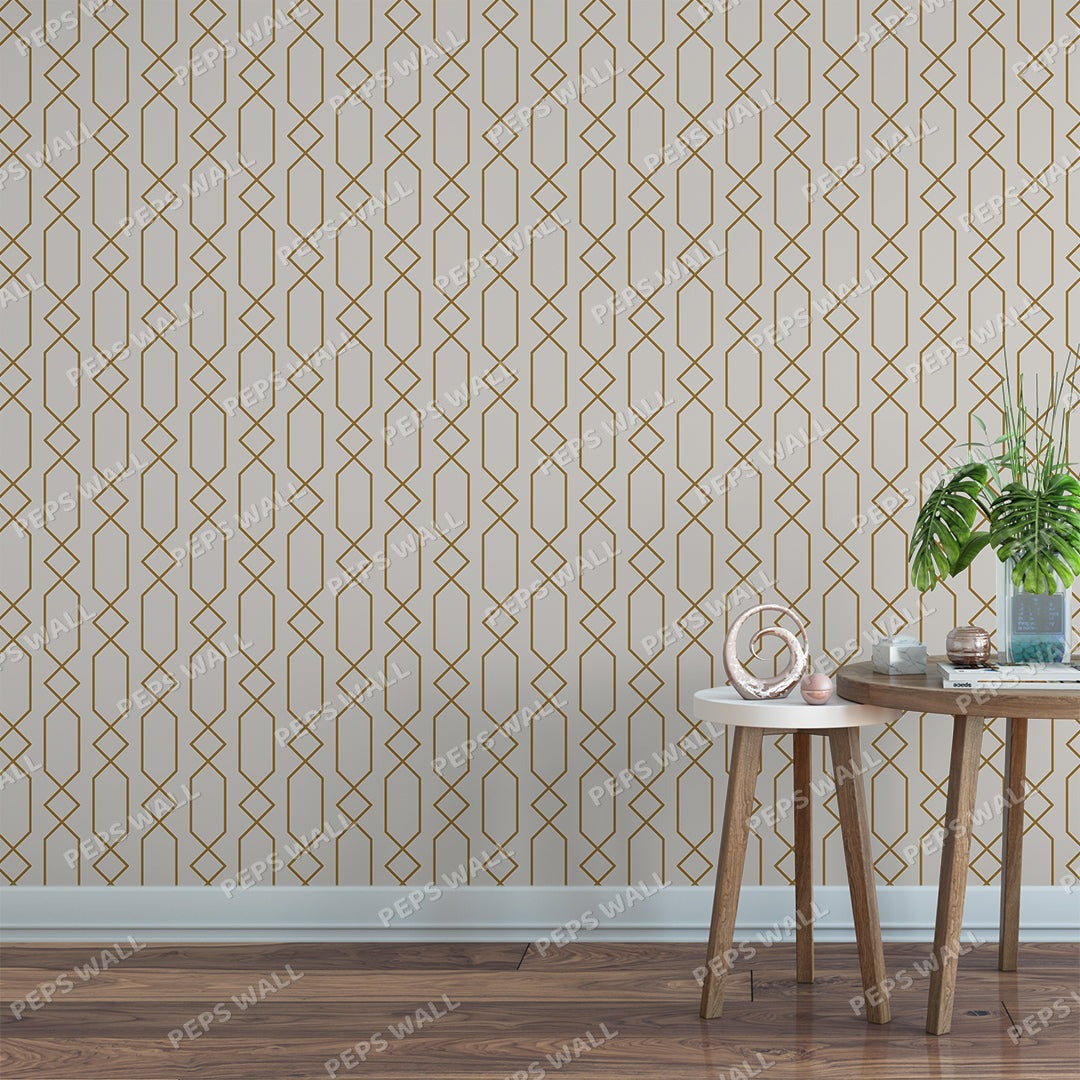 Eugene — geometric wallpaper Dubai, Peps Wall