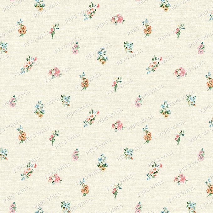 Azalea Beige — floral wallpaper Dubai, Peps Wall