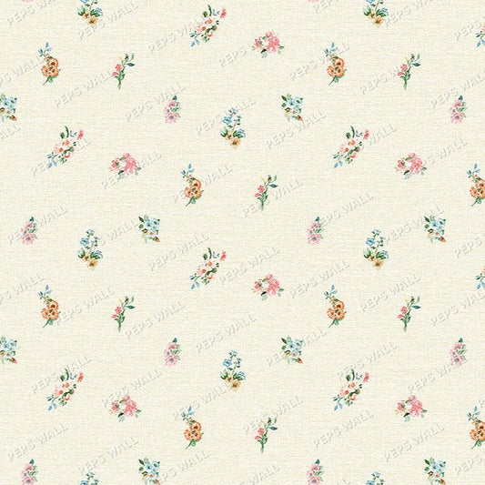 Azalea Beige — floral wallpaper Dubai, Peps Wall