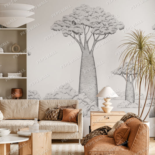 Baobab — scenic landscape wallpaper Dubai, Peps Wall