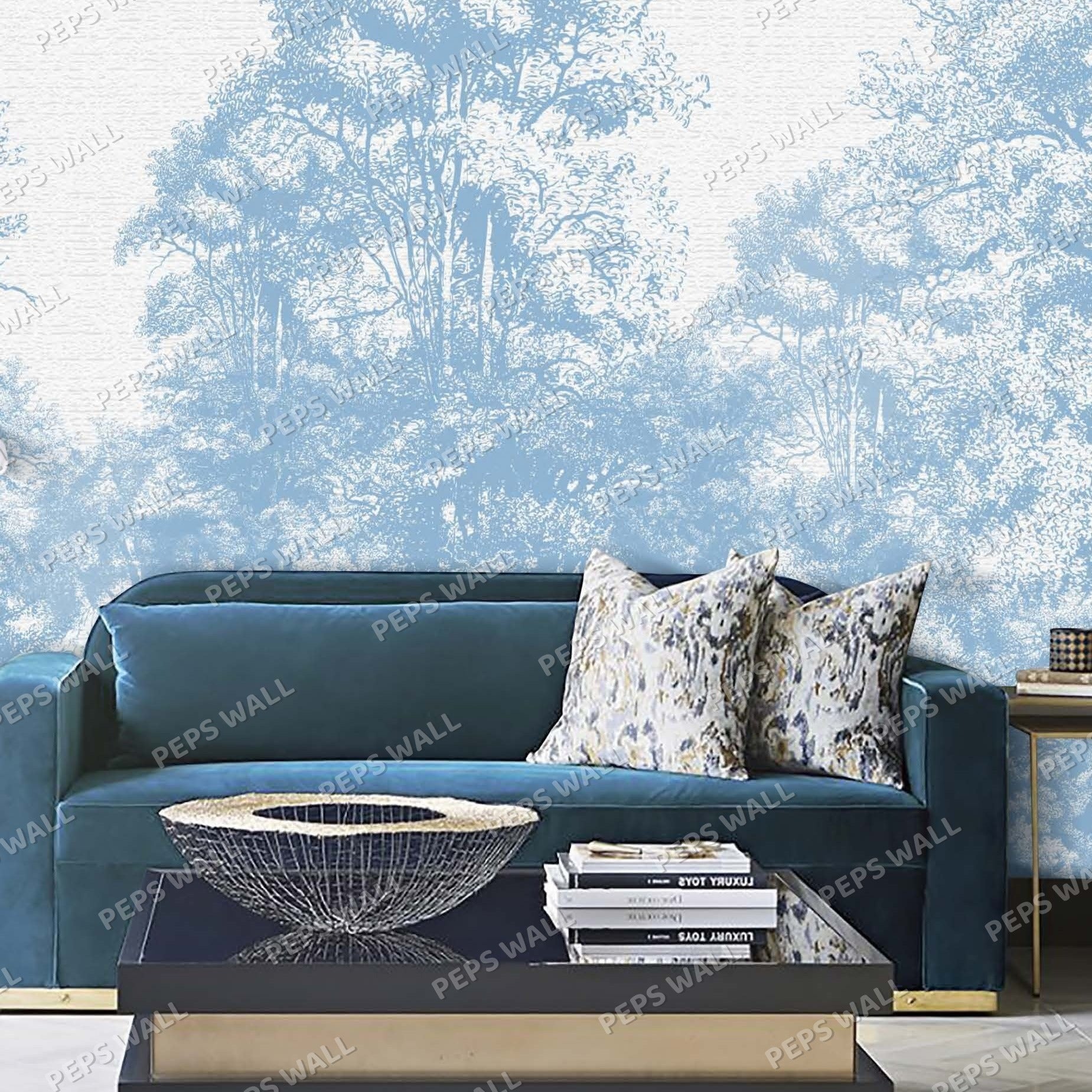 Bellewood — wood wallpaper mural, Peps Wall Dubai