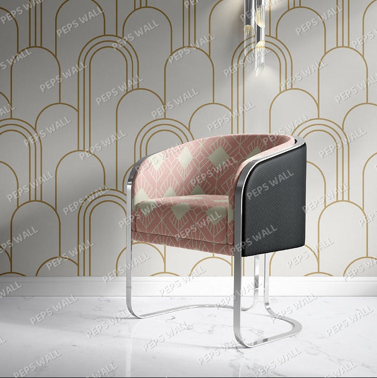 Blanchard — geometric wallpaper Dubai, Peps Wall