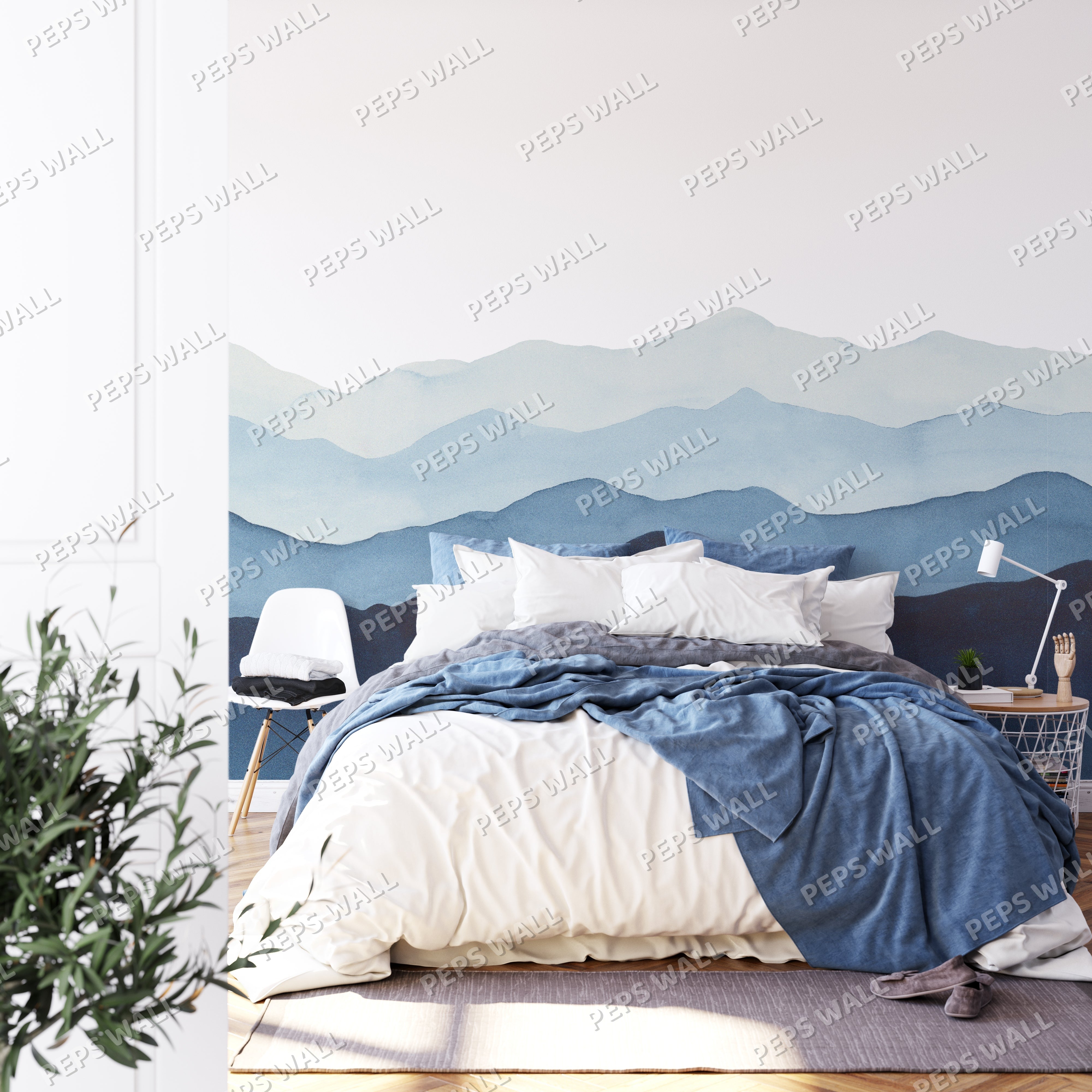 Blue Mountains — scenic landscape wallpaper Dubai, Peps Wall