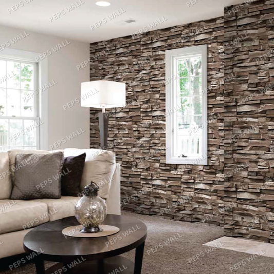 Bricksville — brick wallpaper Dubai, Peps Wall
