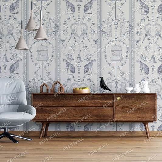 Bye Bye Birdie — custom wallpaper mural mural, Peps Wall Dubai