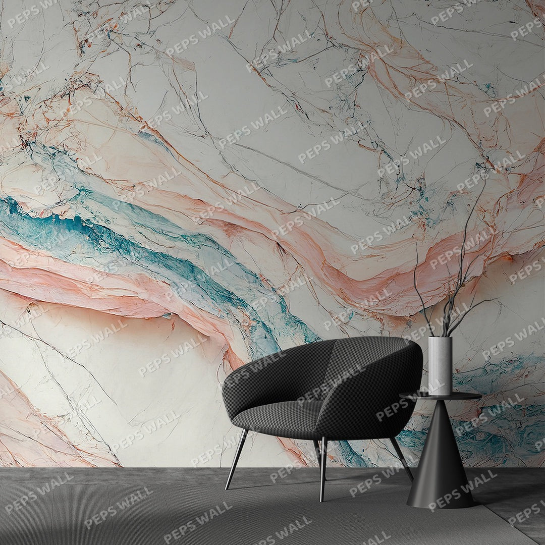 Colorful Carrare — landscape wallpaper Dubai, Peps Wall