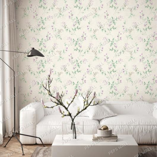 Dahlia Violet — floral wallpaper Dubai, Peps Wall