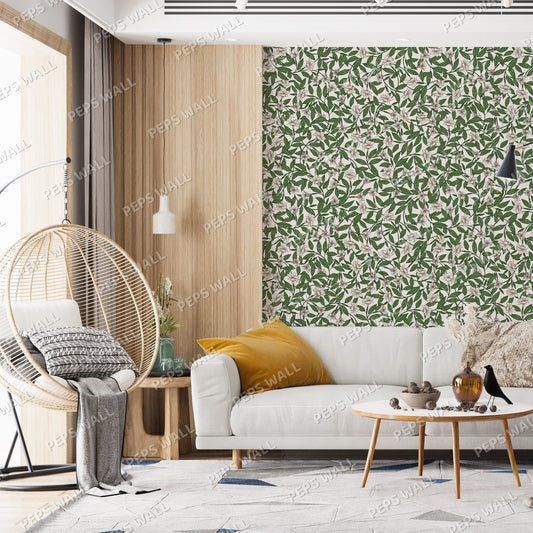 Datura — floral wallpaper Dubai, Peps Wall