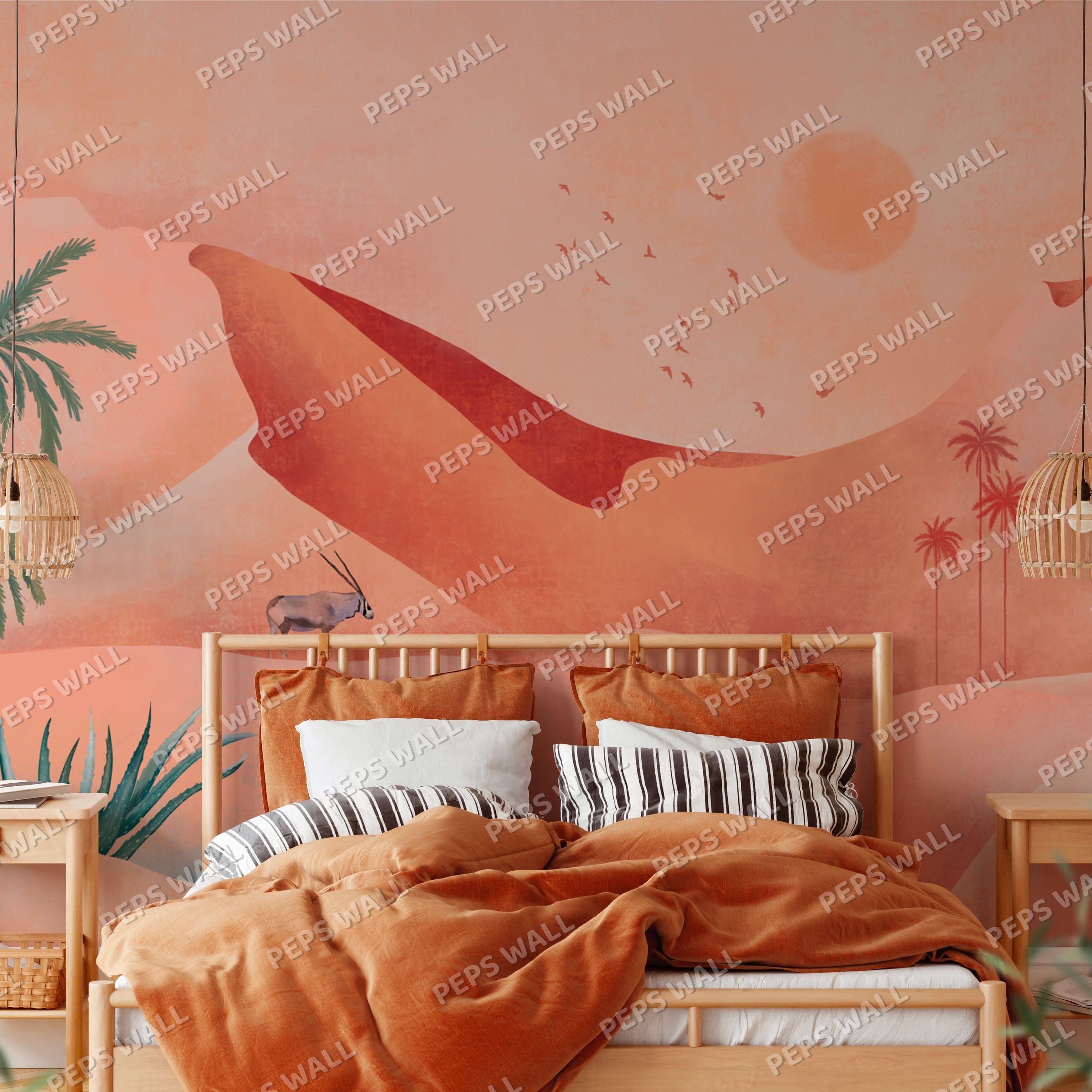 Dunes — arabic majlis wallpaper Dubai, Peps Wall