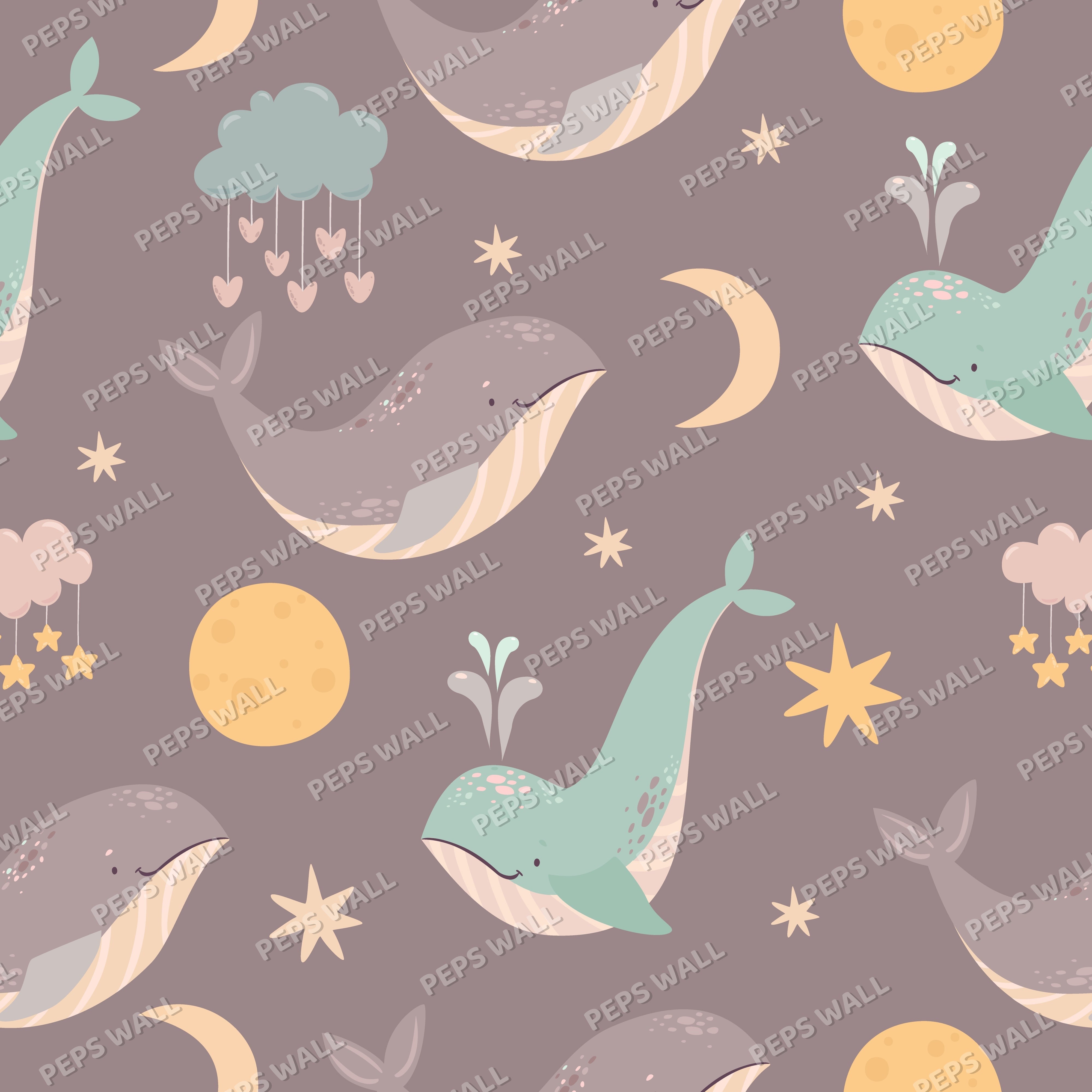 Colorful Whales