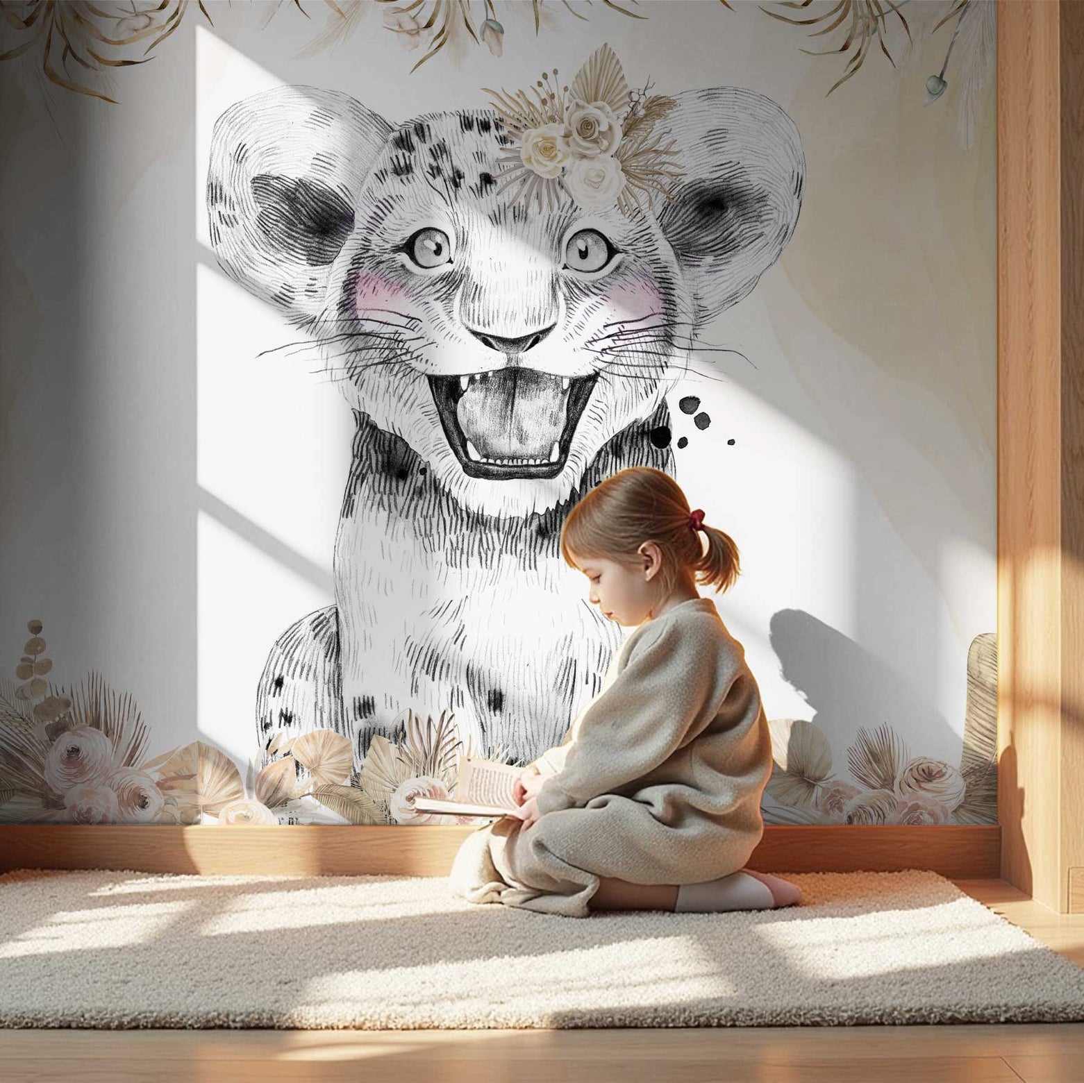 Cute Lion - Gold