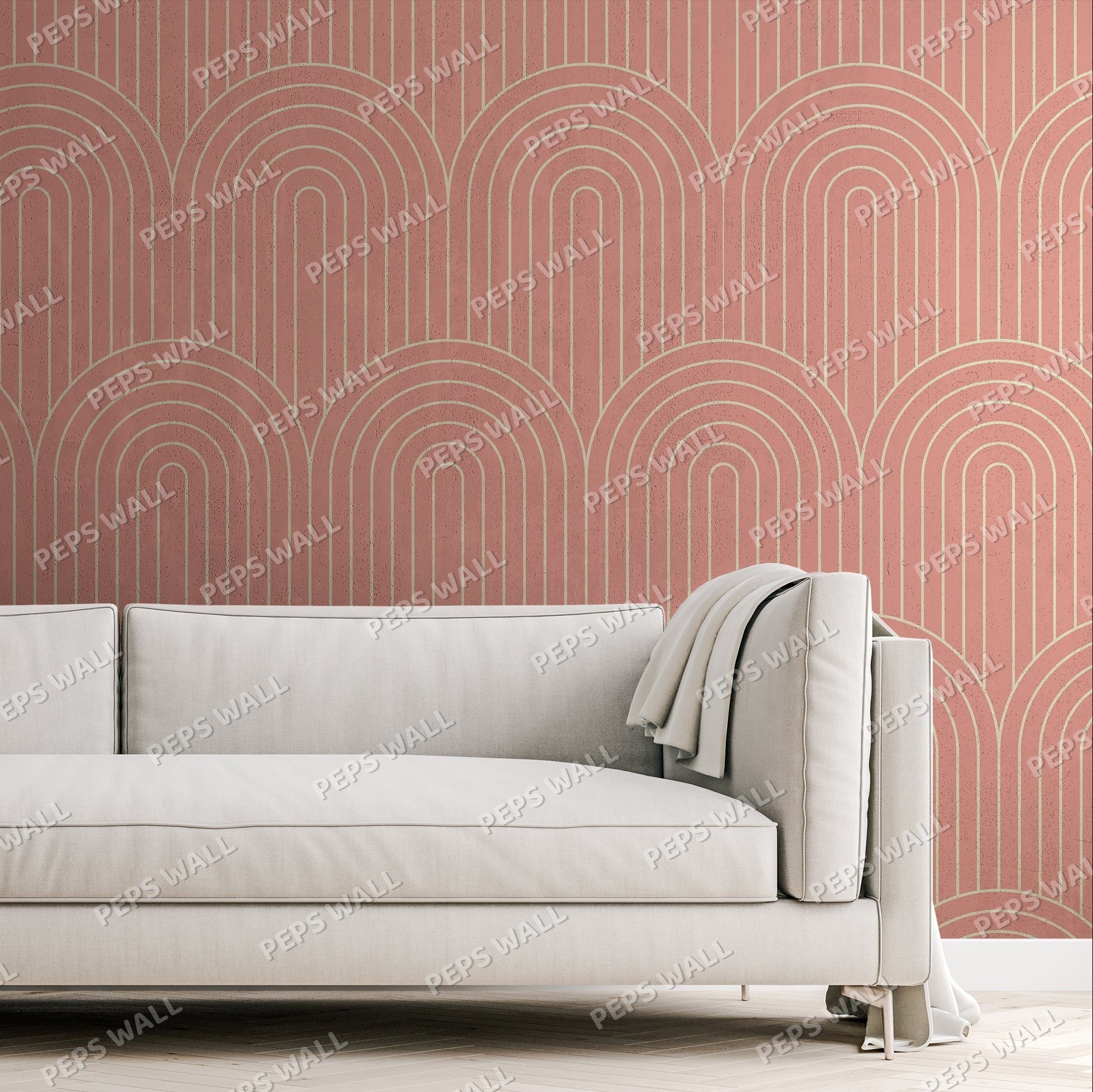 Printz — geometric wallpaper Dubai, Peps Wall