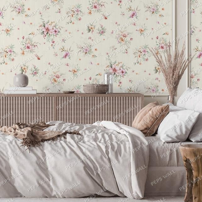Gardenia Grove — floral wallpaper Dubai, Peps Wall