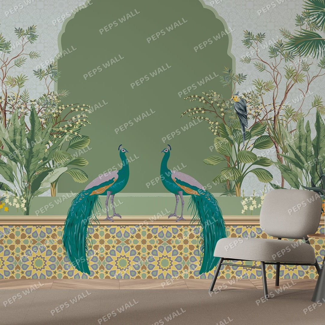 Gokul Serenity — indian wallpaper Dubai, Peps Wall