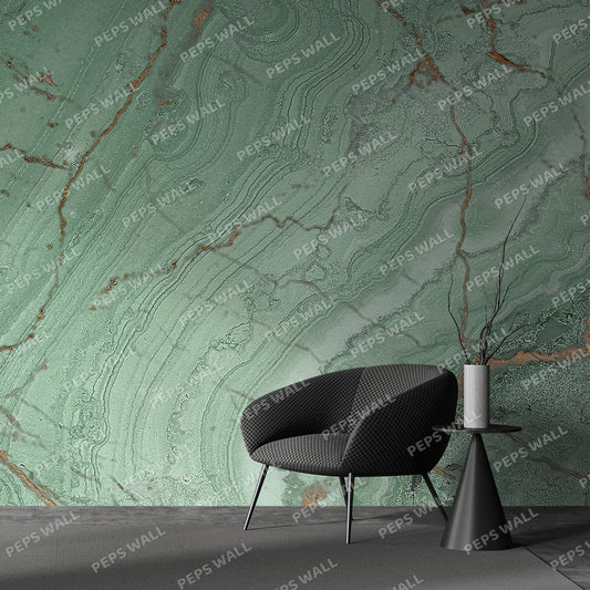 Green Carrare — landscape wallpaper Dubai, Peps Wall