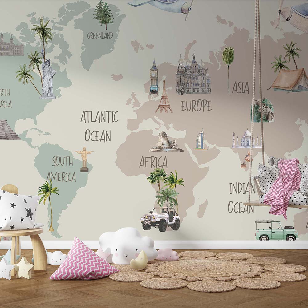 Kids World map