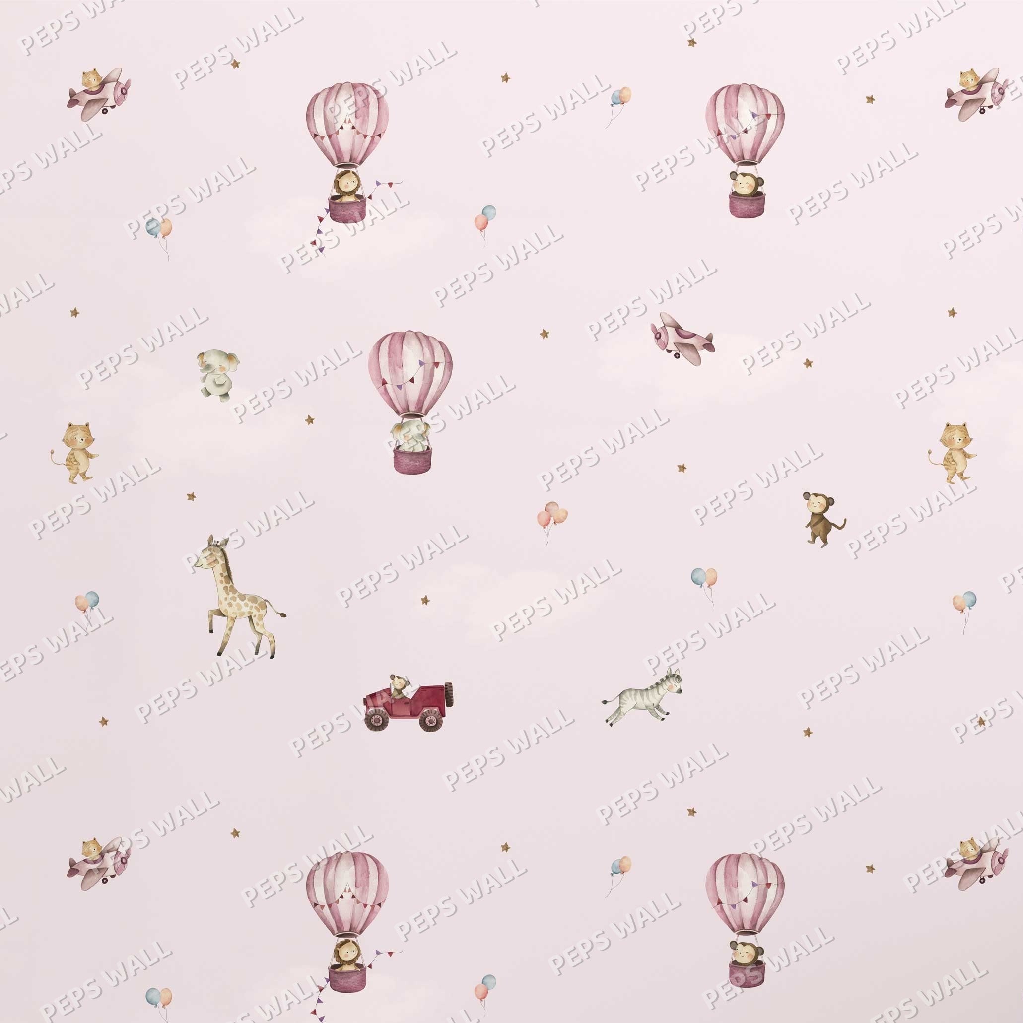 Balloons & Animals - Pink