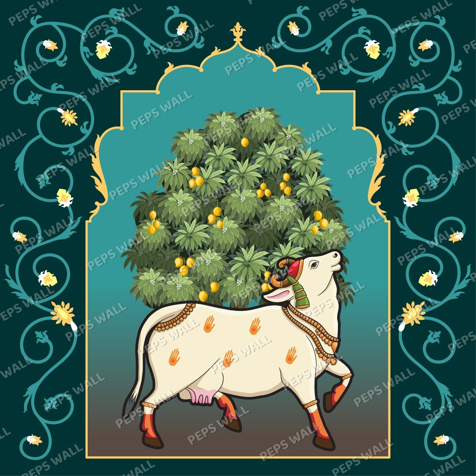 Inspiration #4 — indian wallpaper Dubai, Peps Wall