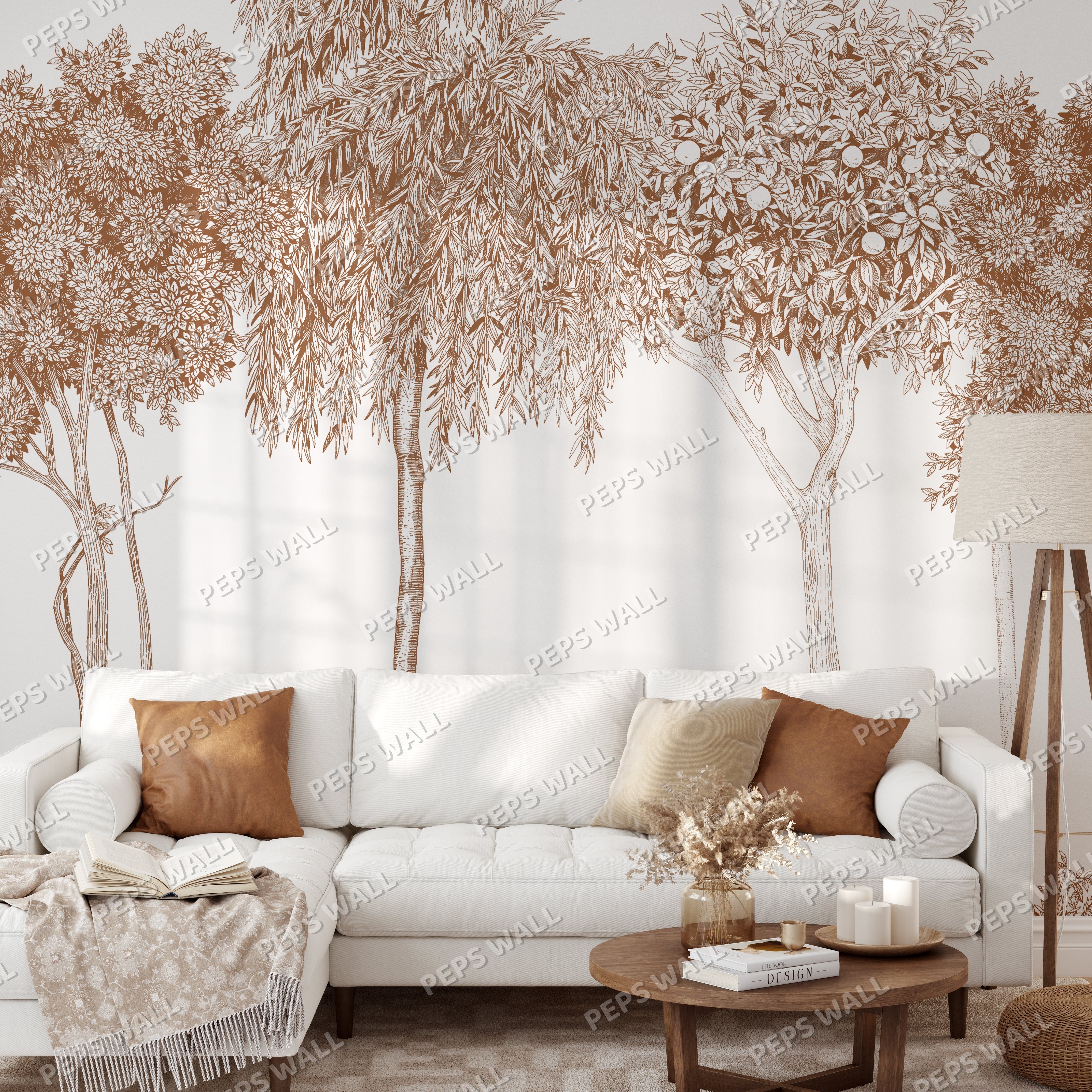 Jardin d'Eden — scenic landscape wallpaper Dubai, Peps Wall