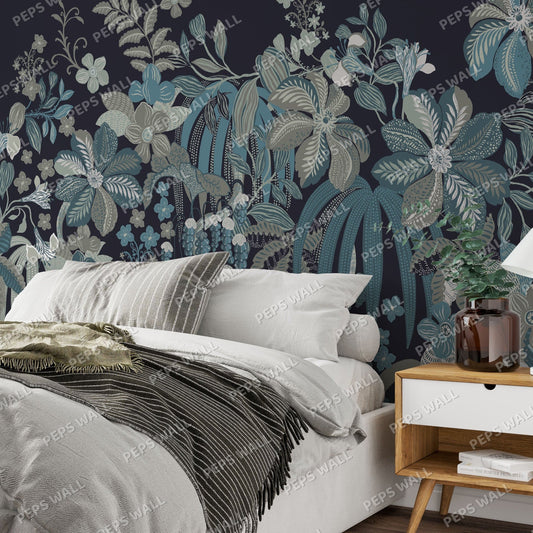 Jardin Secret — floral wallpaper Dubai, Peps Wall