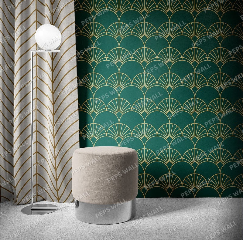 Jourdan — geometric wallpaper Dubai, Peps Wall